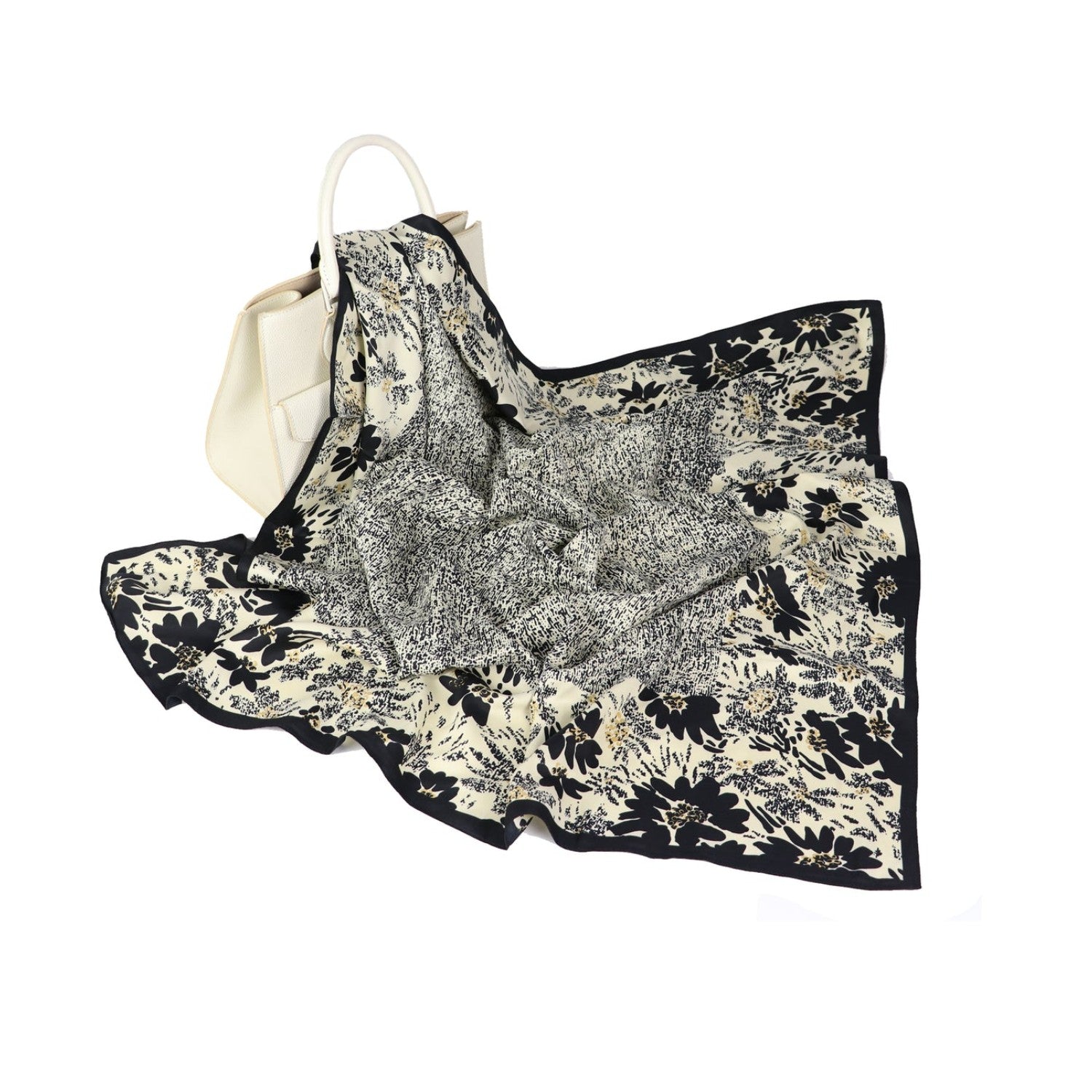 Square Scarf Mulberry Silk Handcrafted 2