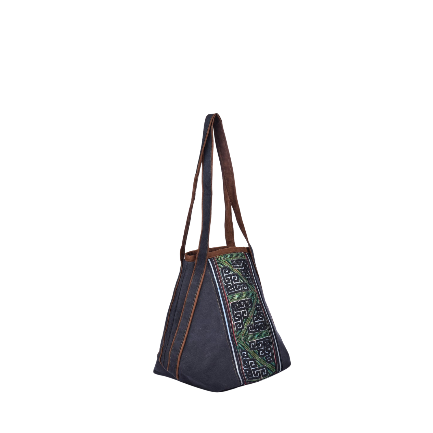 Hand-Woven Brocade Bib Bag