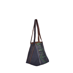 Hand-Woven Brocade Bib Bag