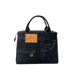 Handmade Upcycled Denim Square Hand Bag