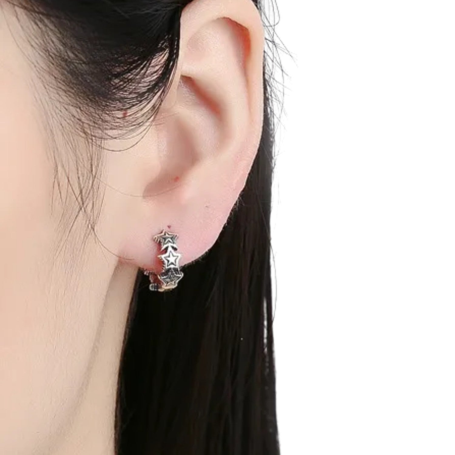 Star Earrings For Men And Women Handcrafted 925 Sterling Silver