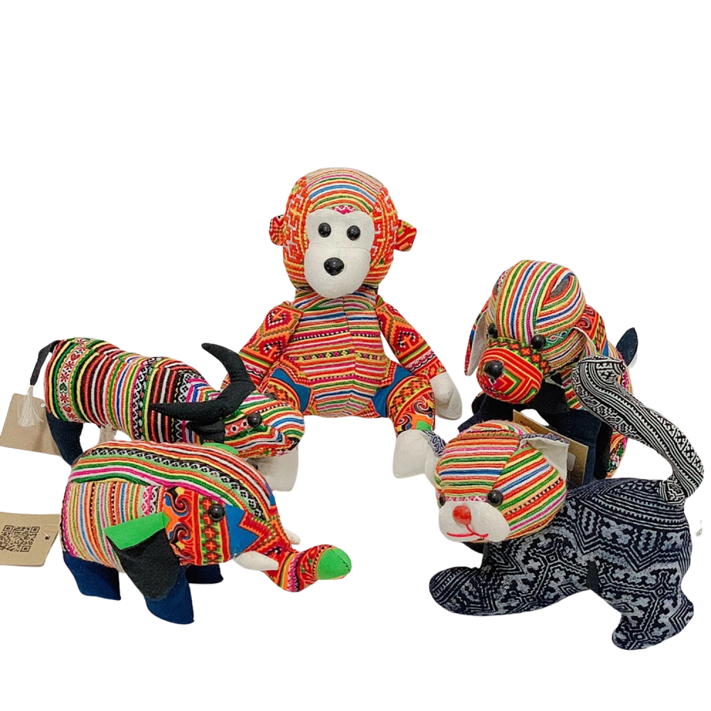 Hand_Woven Brocade Toys For Children 6