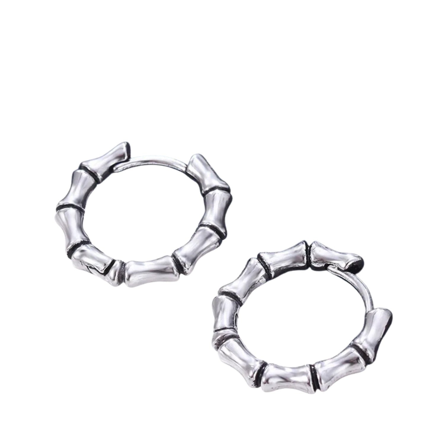 Stylish Men's Earrings Handcrafted 925 Sterling Silver