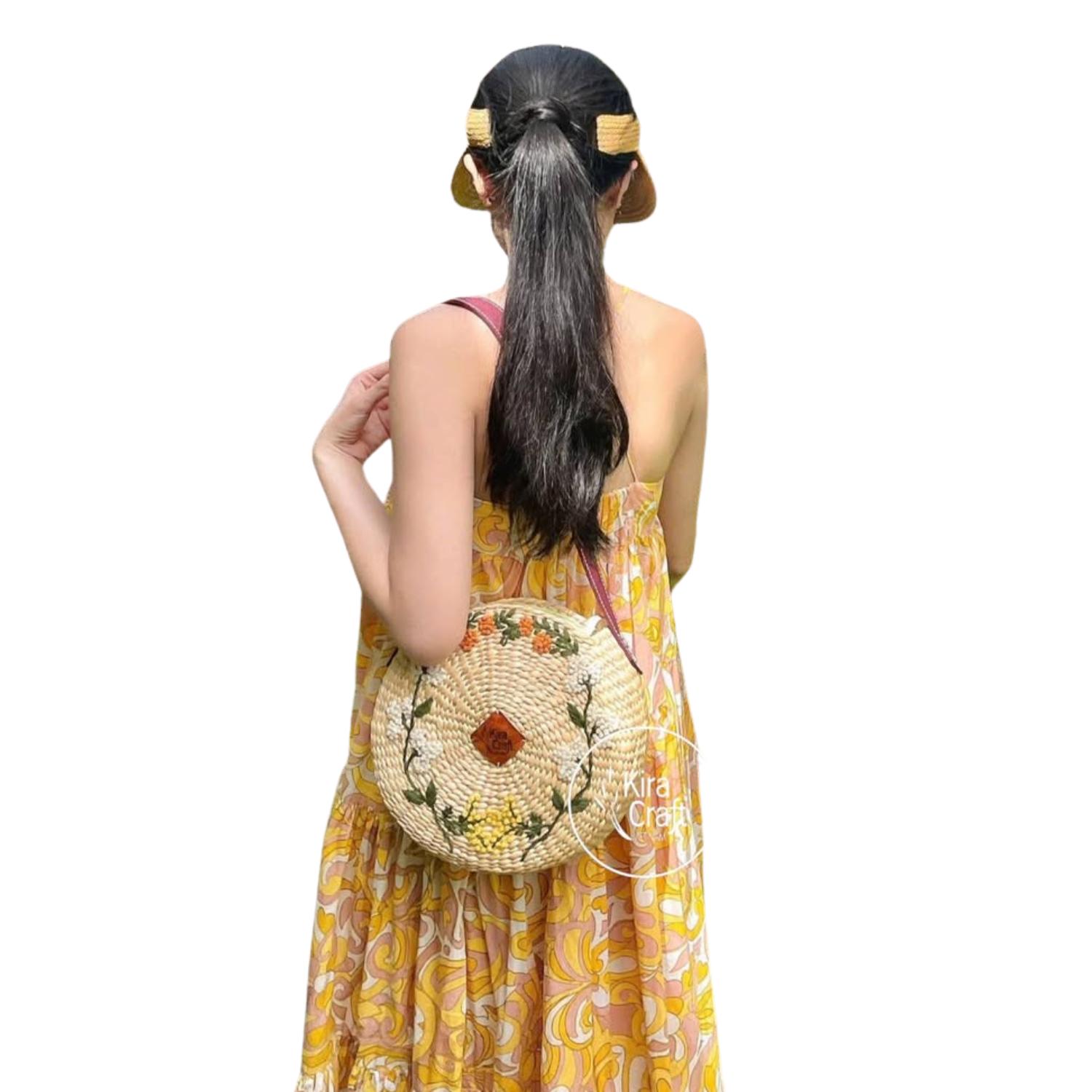 TEELA Water Hyacinth Bag