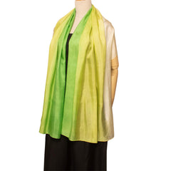 Three Color Scarf Mulberry Silk Handcrafted