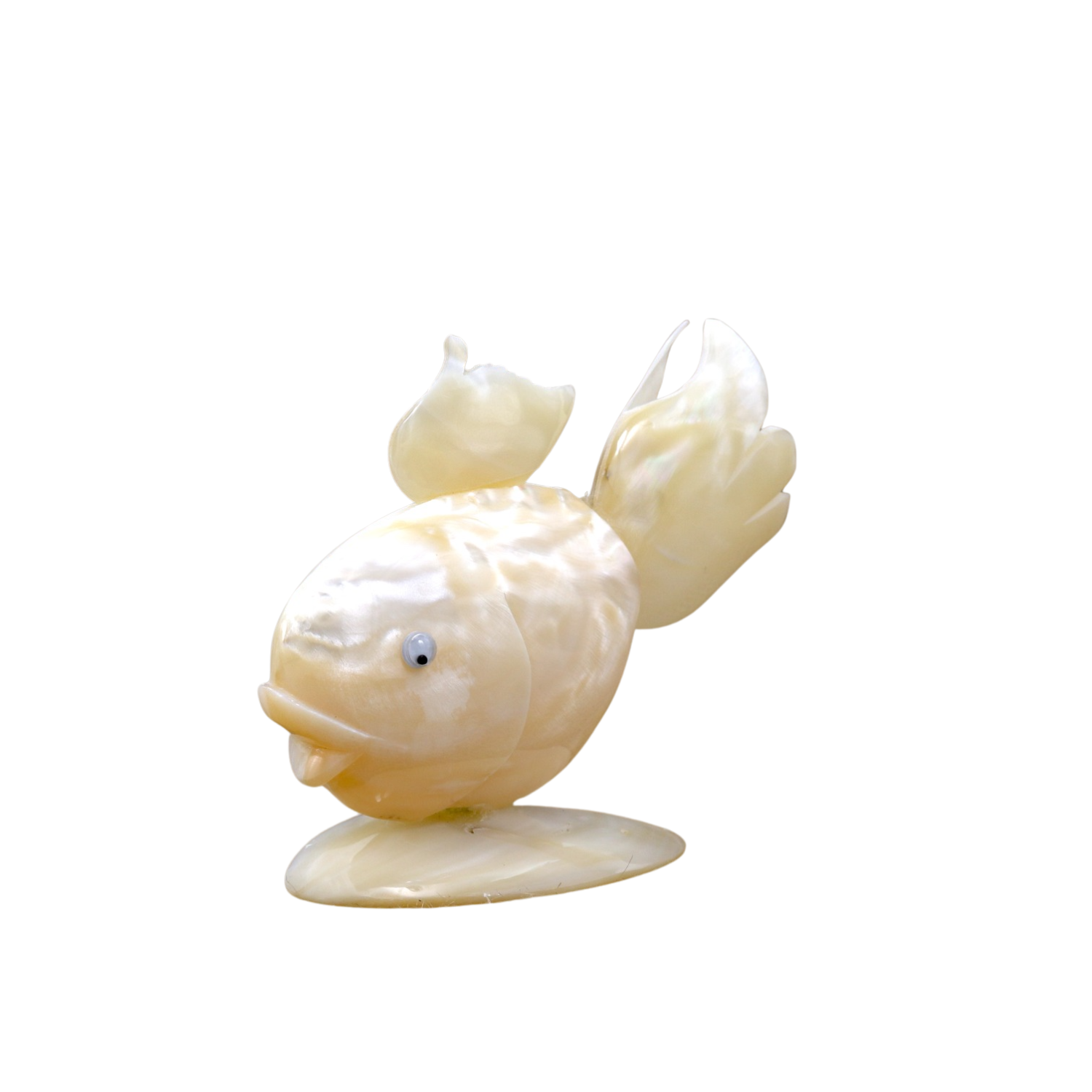 Three-Tailed Fish Made From Seashells