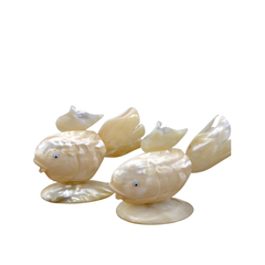 Three-Tailed Fish Made From Seashells