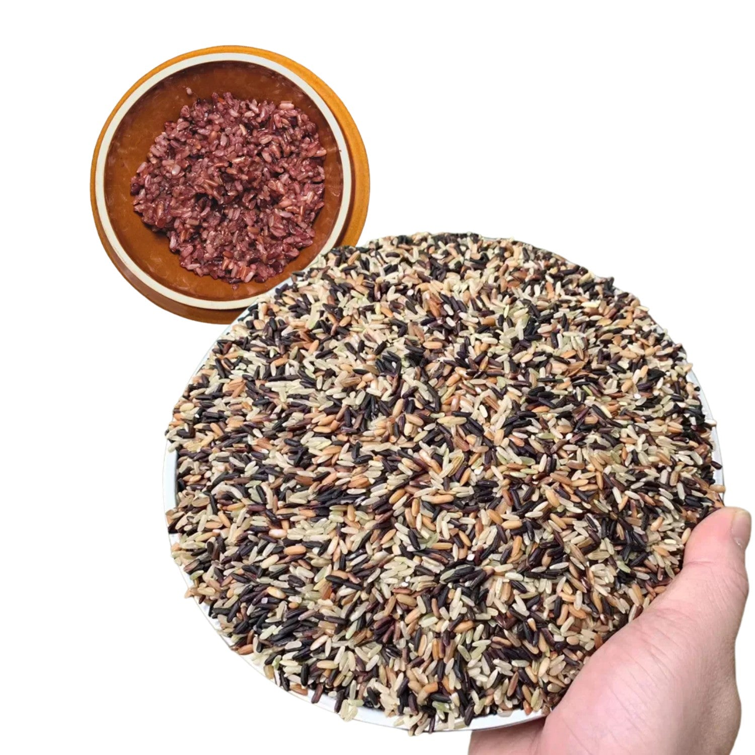Three-Colored Brown Rice