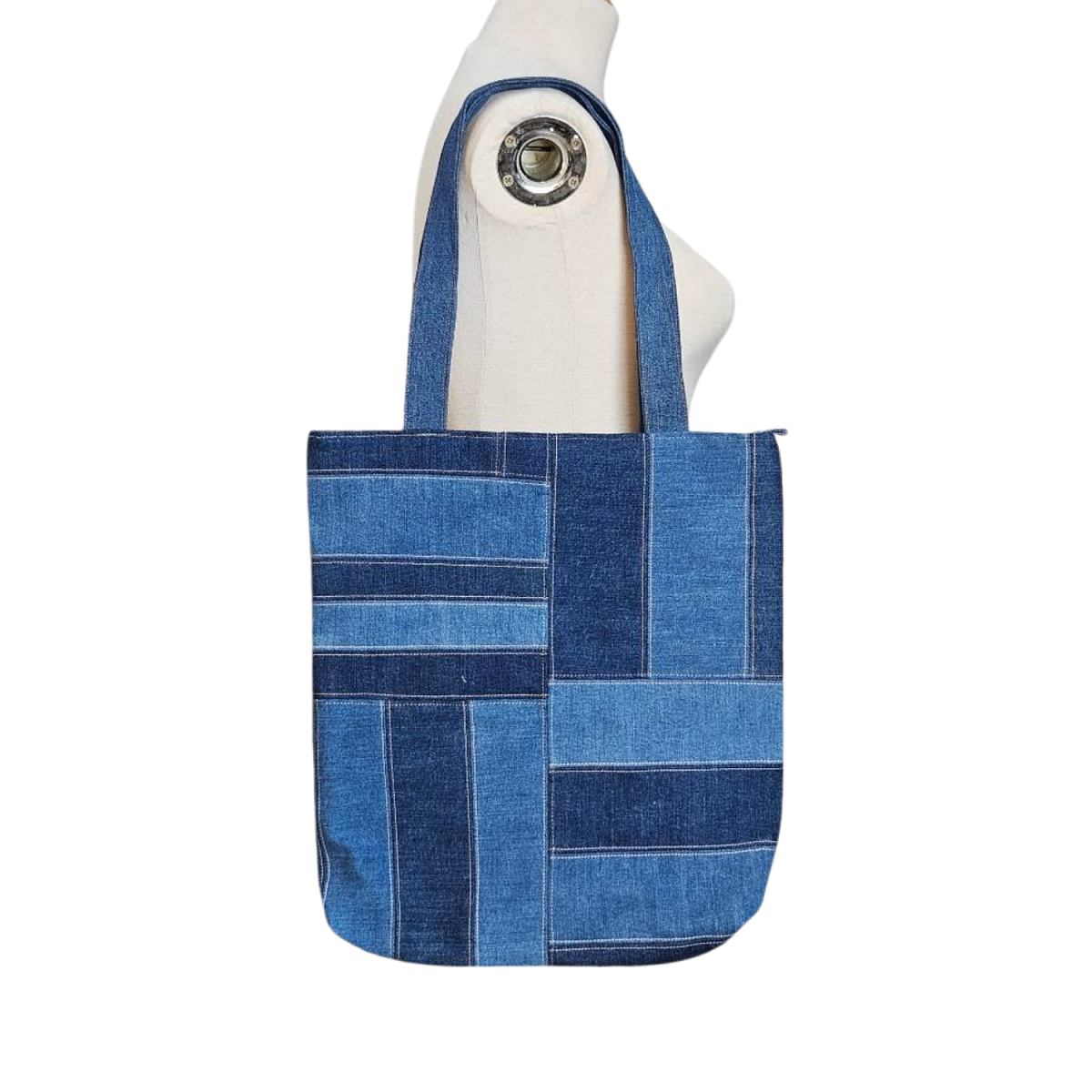 Handmade Upcycled Denim Tote Bag