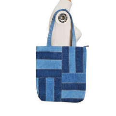 Handmade Upcycled Denim Tote Bag