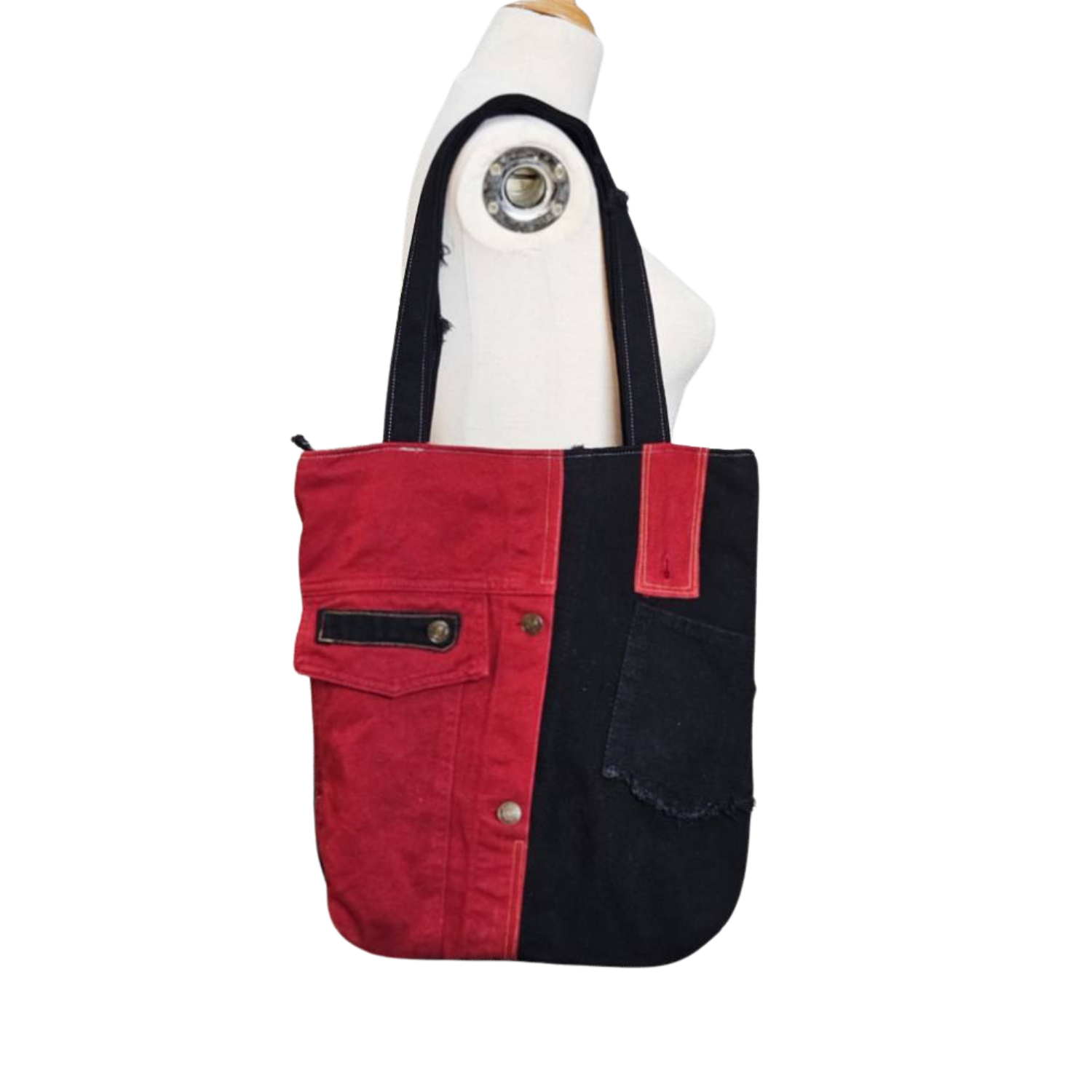 Handmade Upcycled Denim Tote Bag