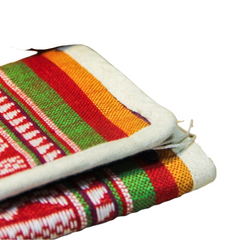 Tri Fold Hand-Woven Brocade Wallet