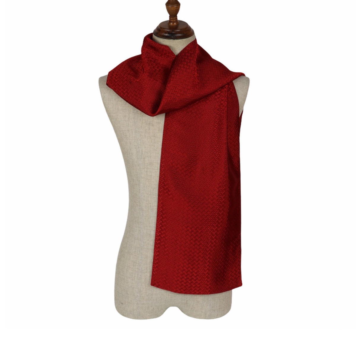 Two Layer Scarf Mulberry Silk Handcrafted 8