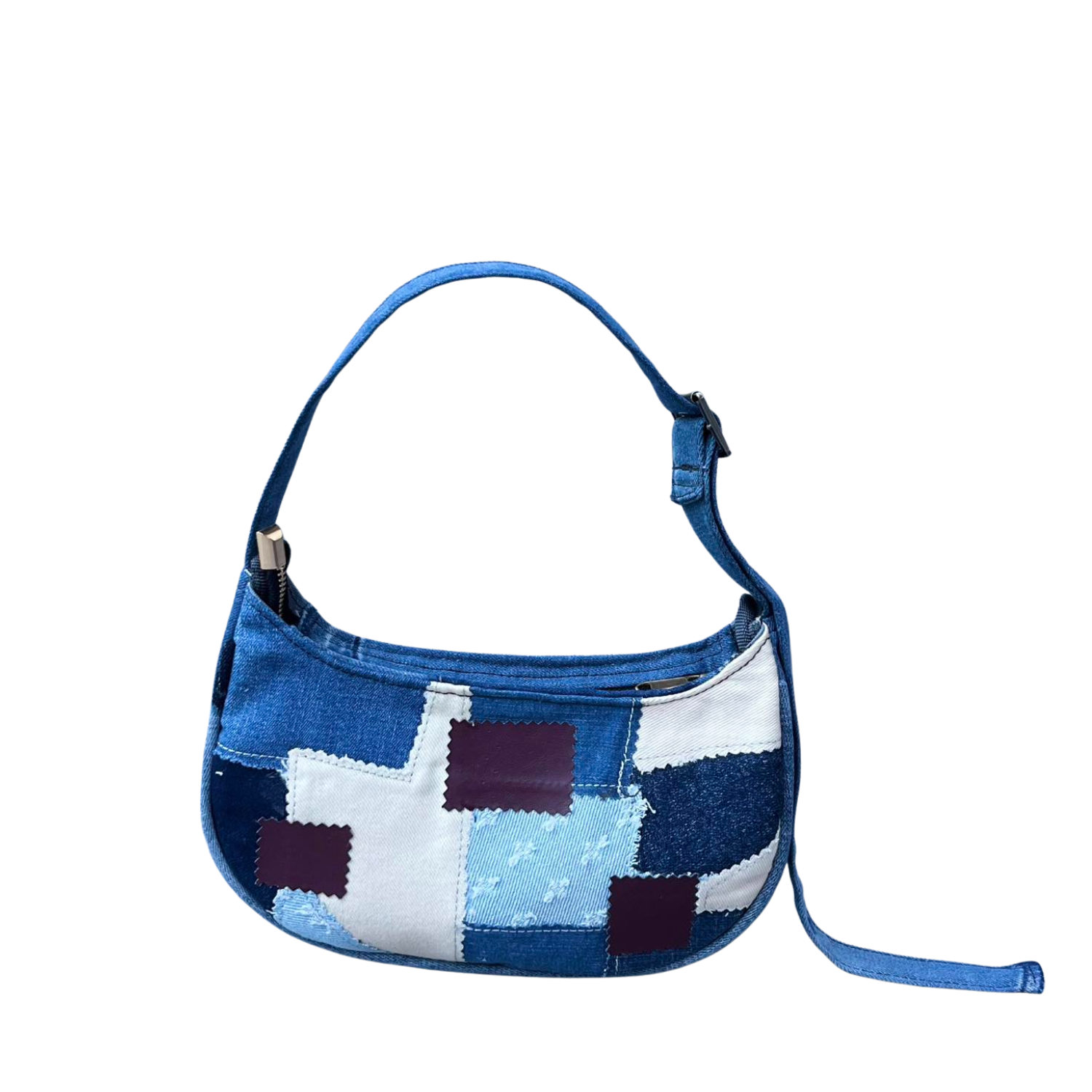 Handmade Upcycled Denim Underarm Bag