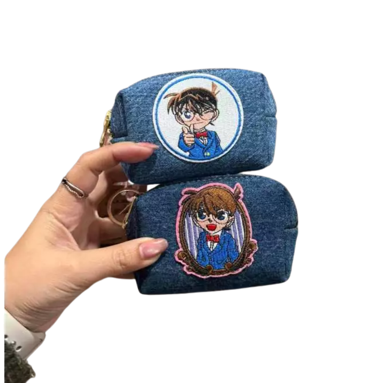 Handmade Upcycled Denim Wallet Mini 1