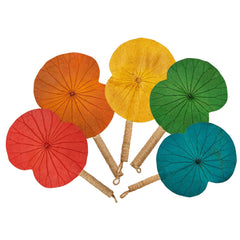Vertical Lotus Leaf Handheld Fan
