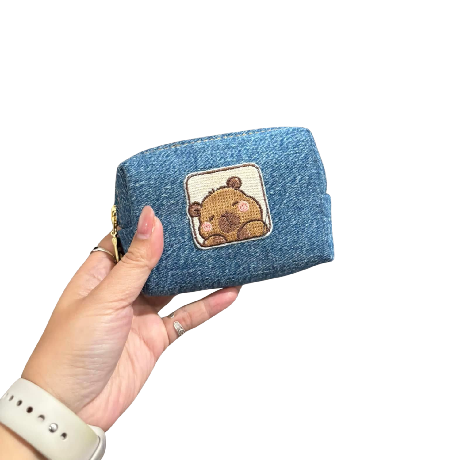 Handmade Upcycled Denim Wallet Handheld 04