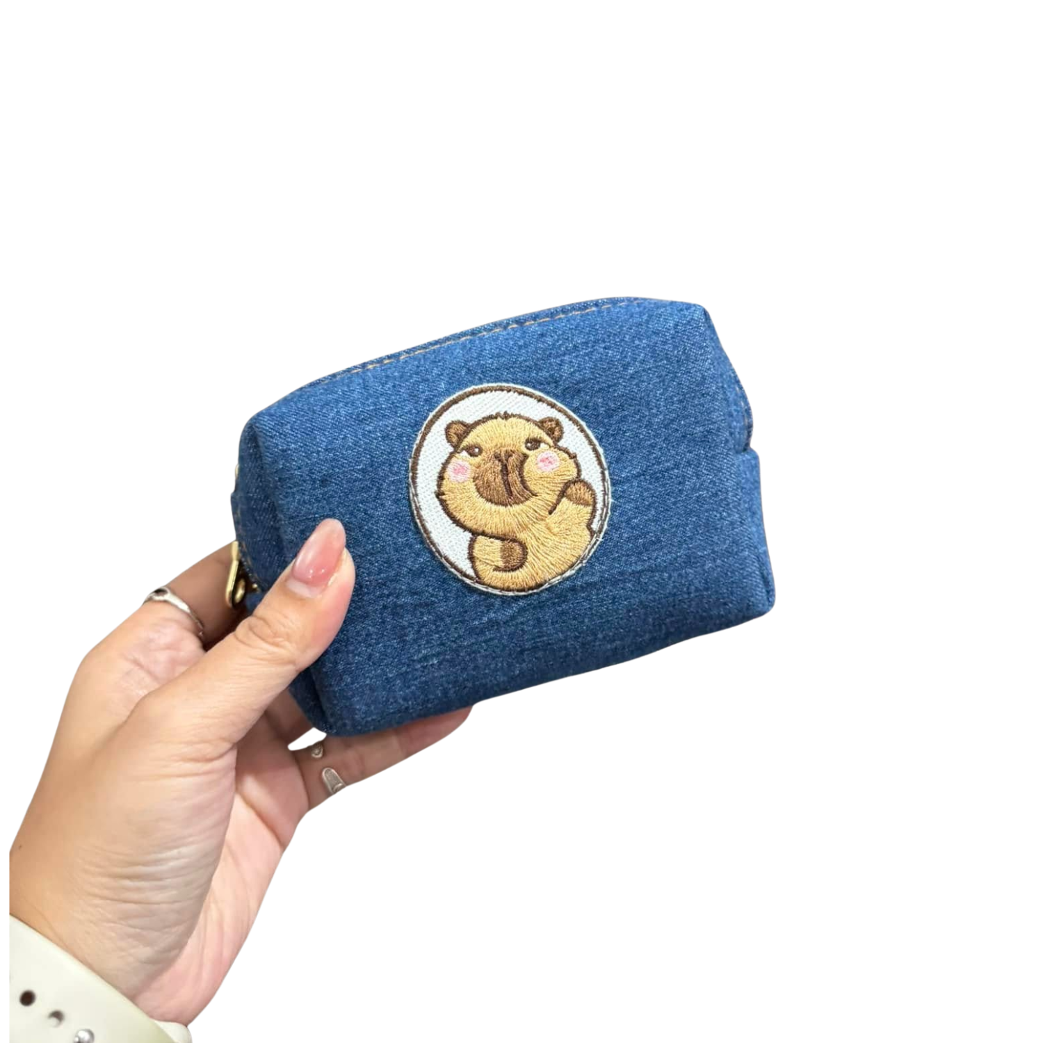 Handmade Upcycled Denim Wallet Handheld 04