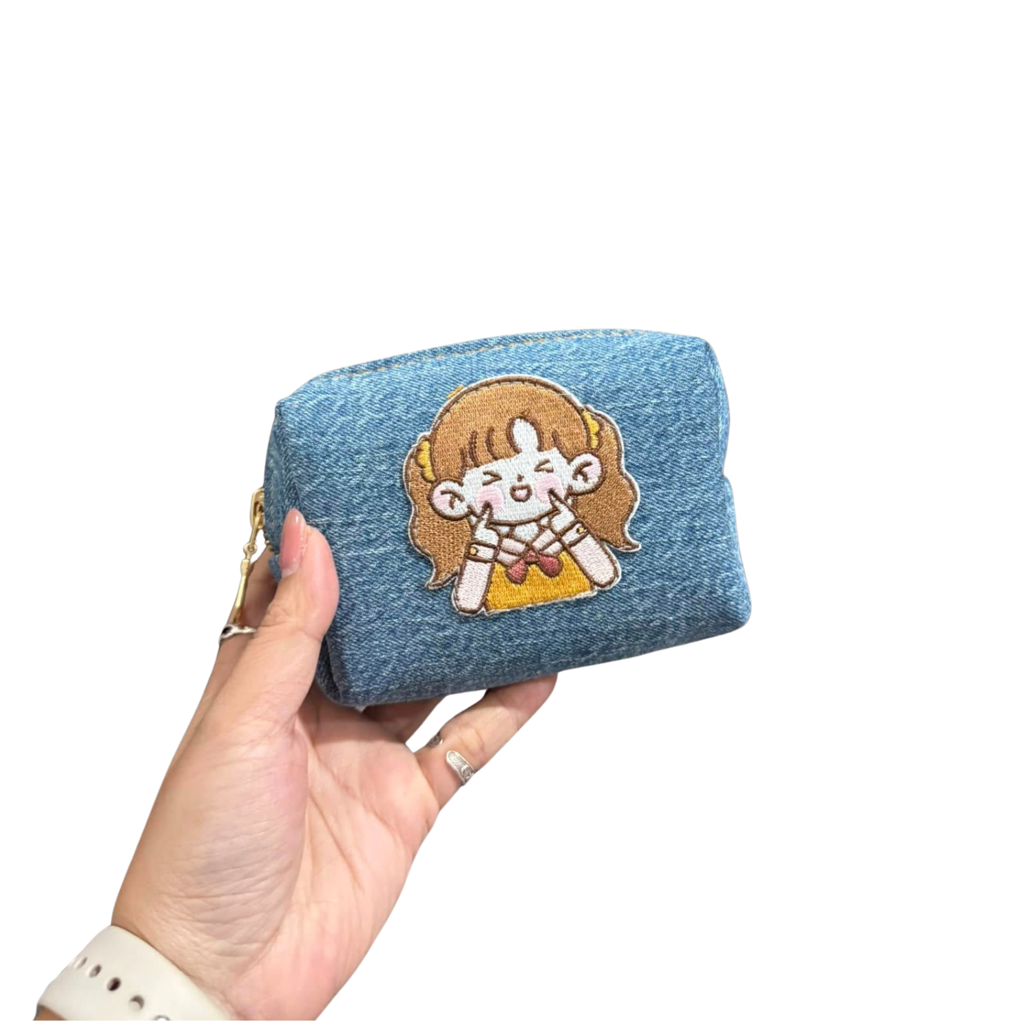 Handmade Upcycled Denim Wallet Handheld 04