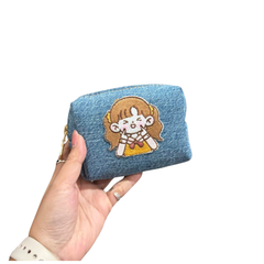 Handmade Upcycled Denim Wallet Handheld 04