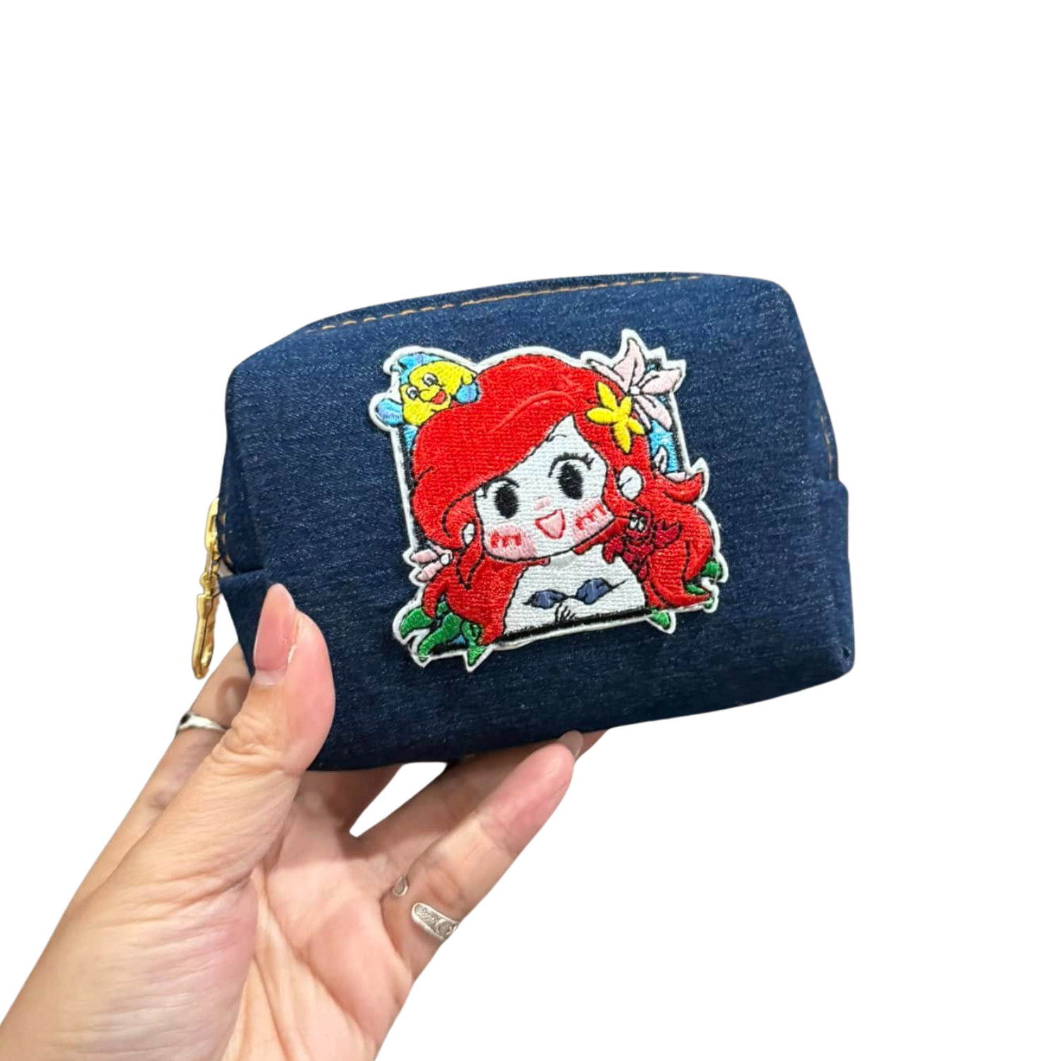 Handmade Upcycled Denim Wallet Handheld 03