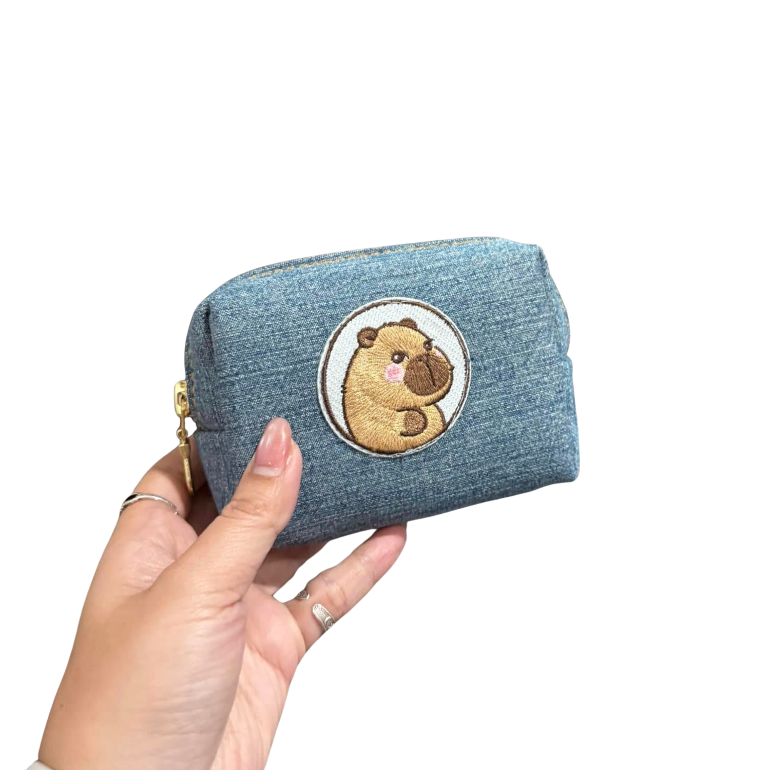 Handmade Upcycled Denim Wallet Handheld 03