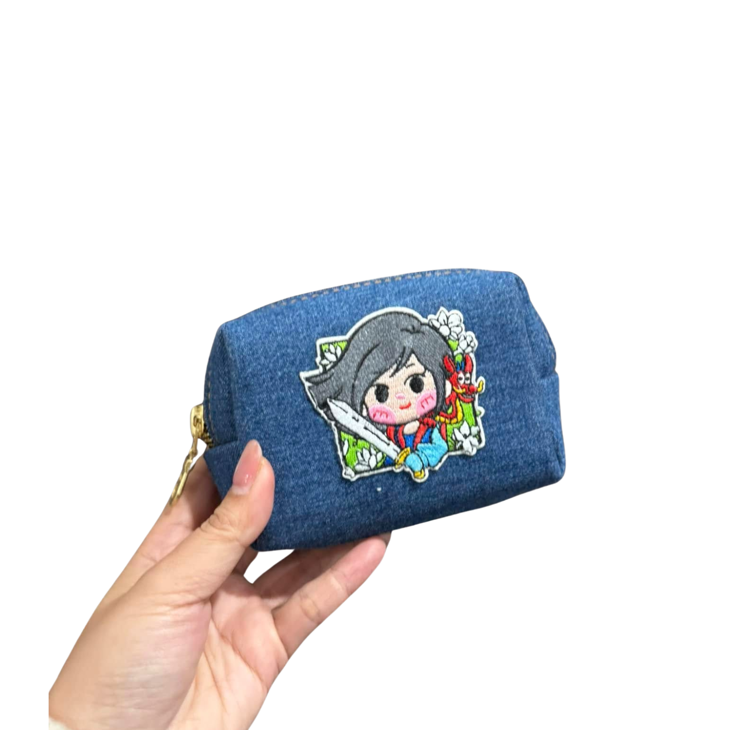 Handmade Upcycled Denim Wallet Handheld 01