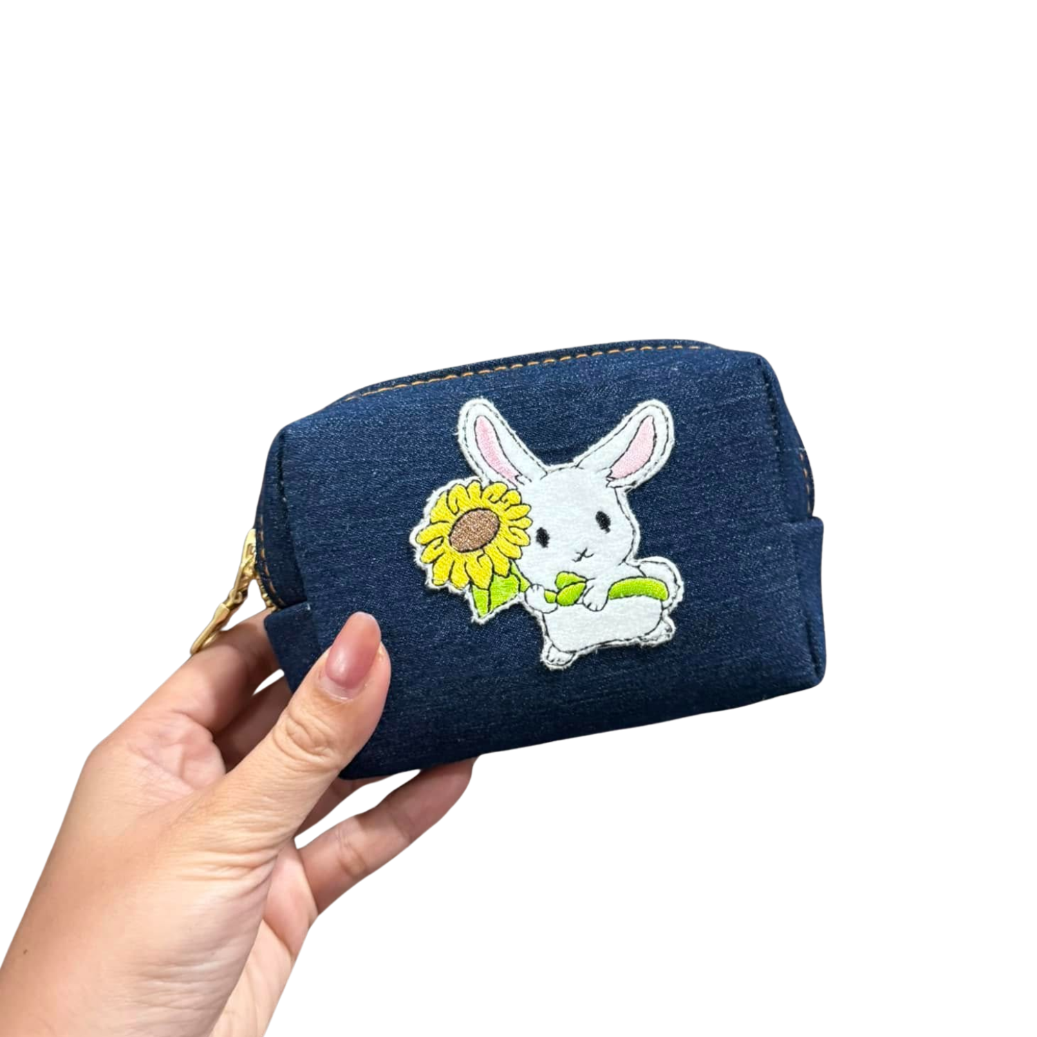 Handmade Upcycled Denim Wallet Handheld 01