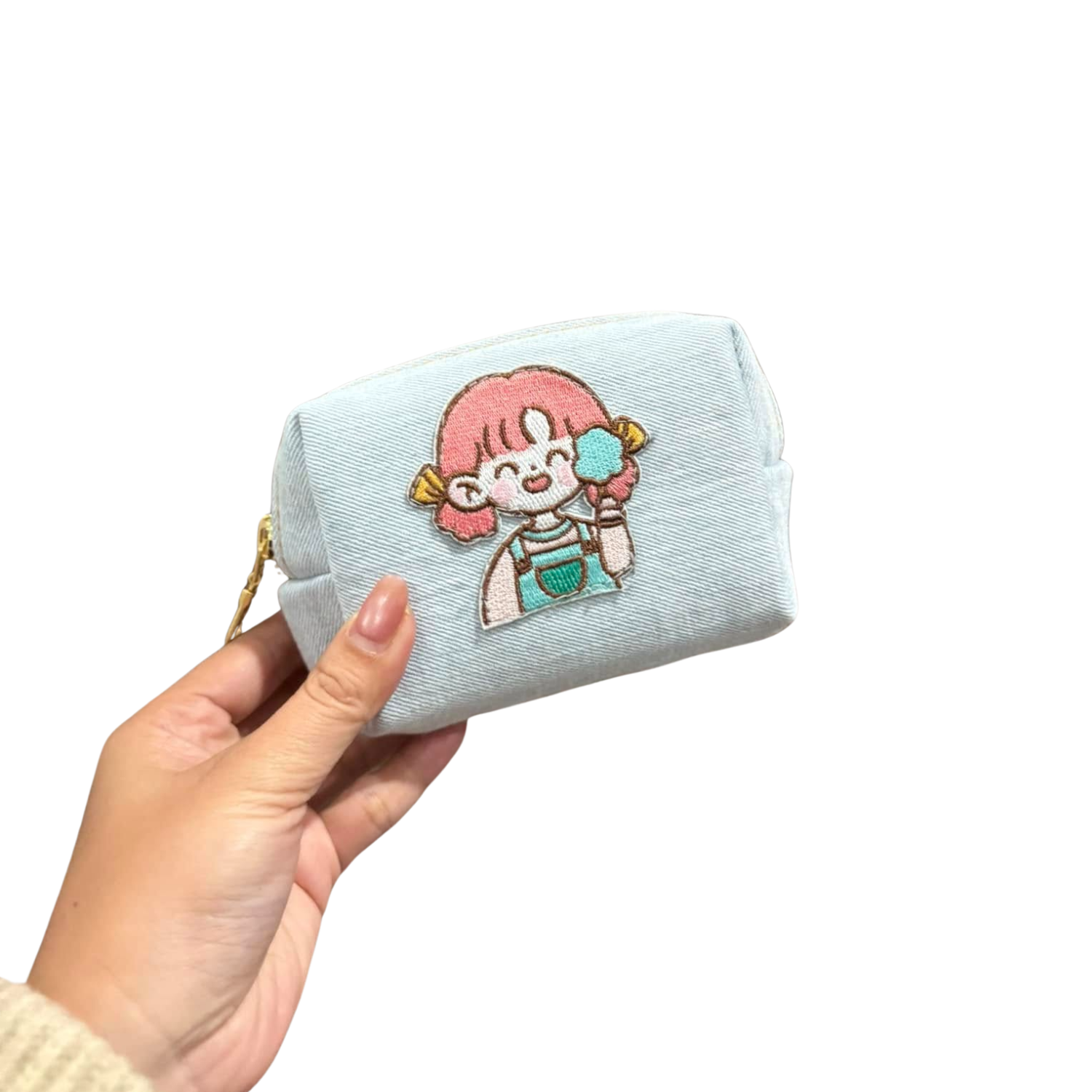 Handmade Upcycled Denim Wallet Handheld 02