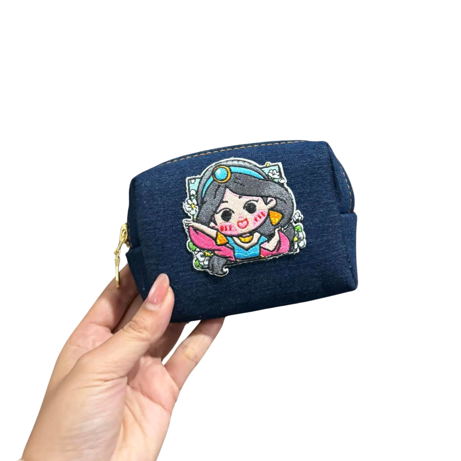 Handmade Upcycled Denim Wallet Handheld 02