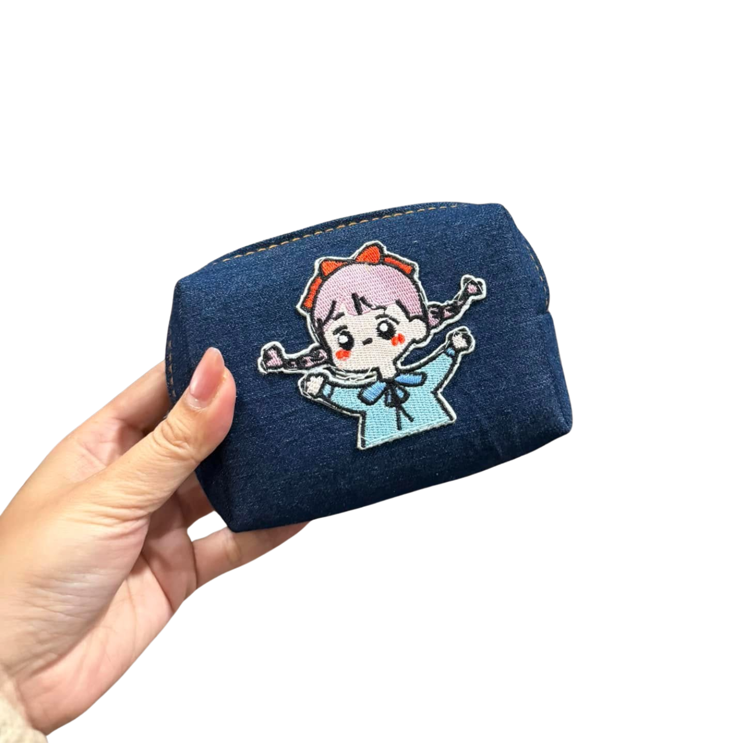 Handmade Upcycled Denim Wallet Handheld 02