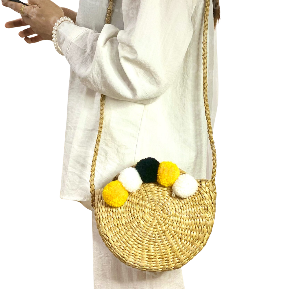 Water Hyacinth Crossbody Bag