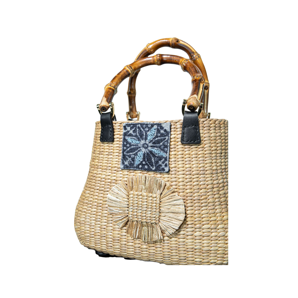 Water Hyacinth Bag Brocade 10