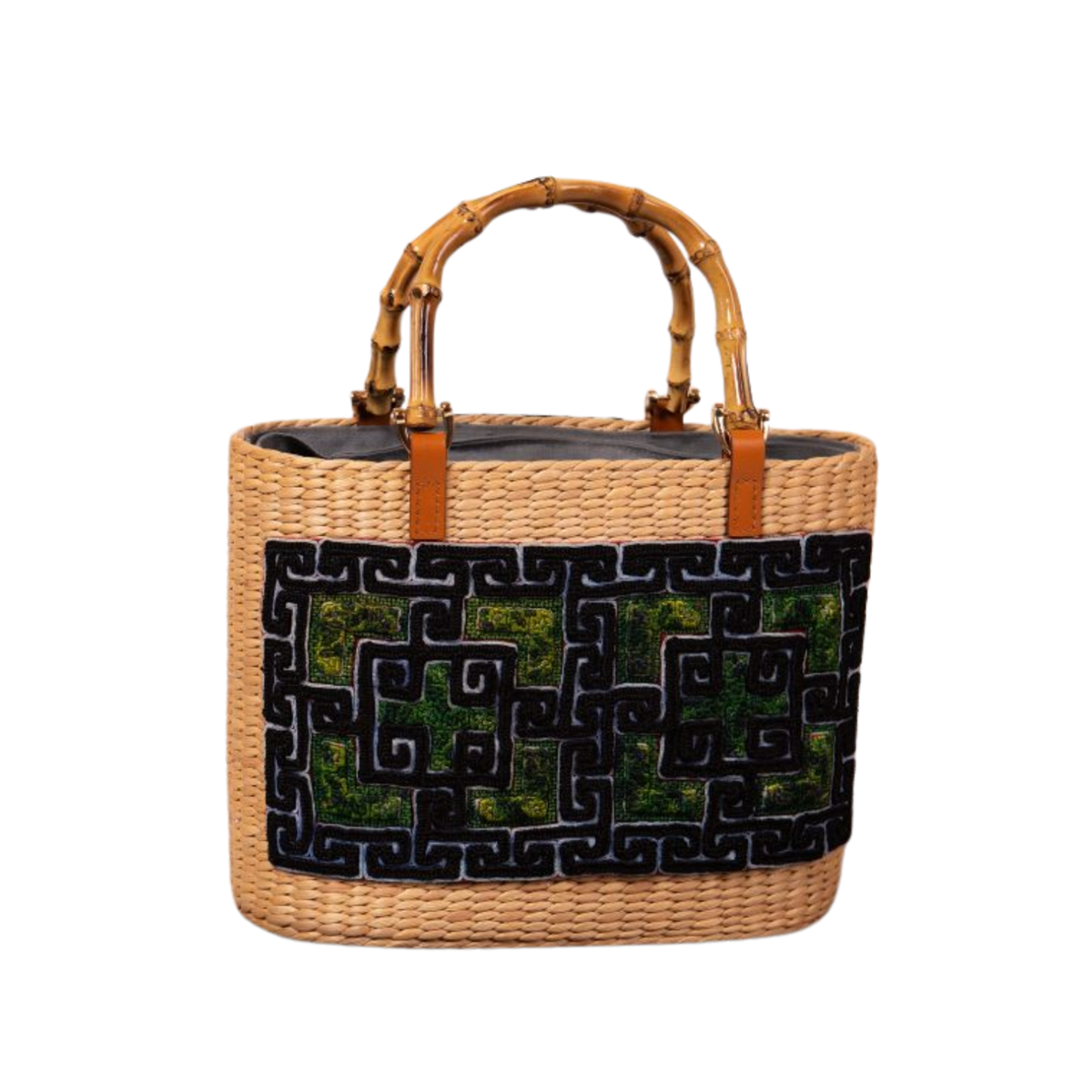 Water Hyacinth Bag Brocade 1