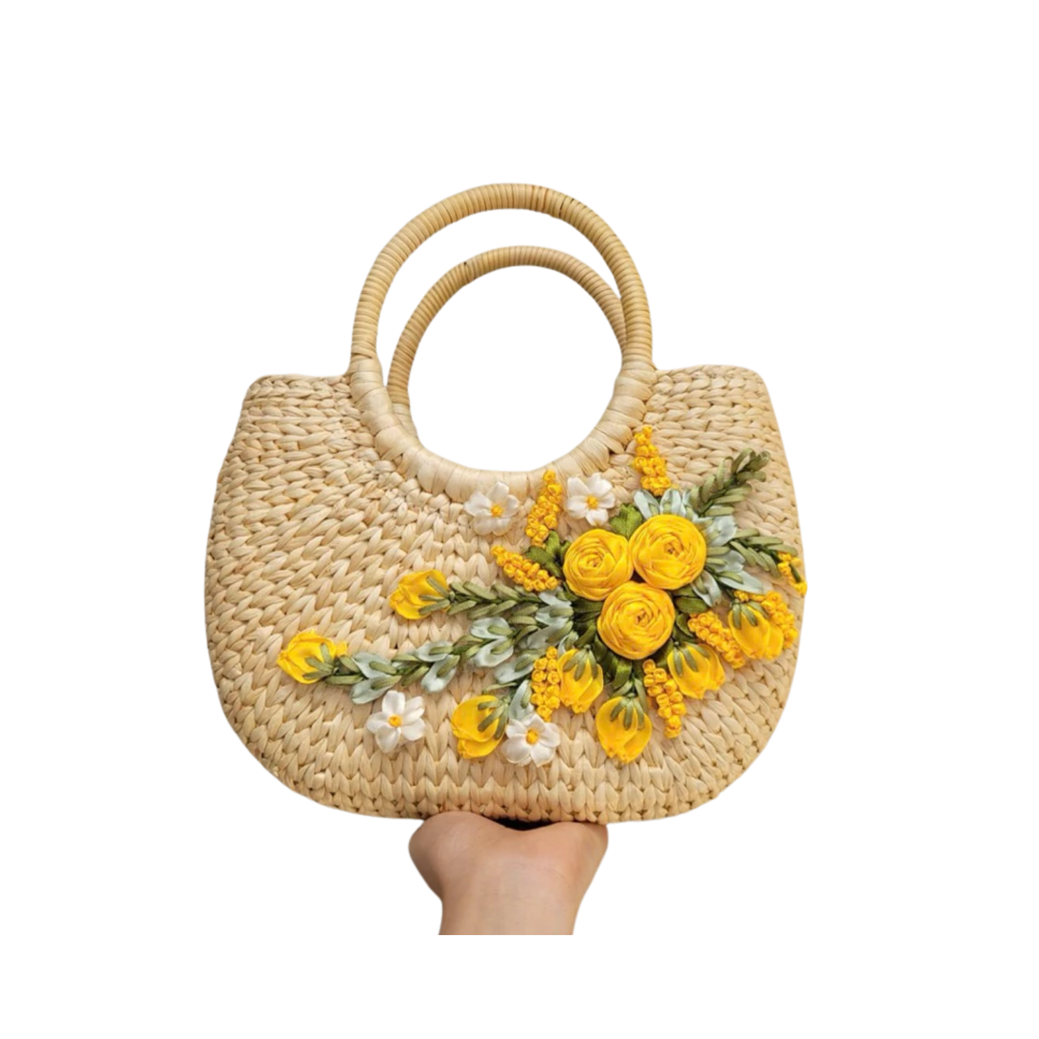 Water Hyacinth Beach Bag