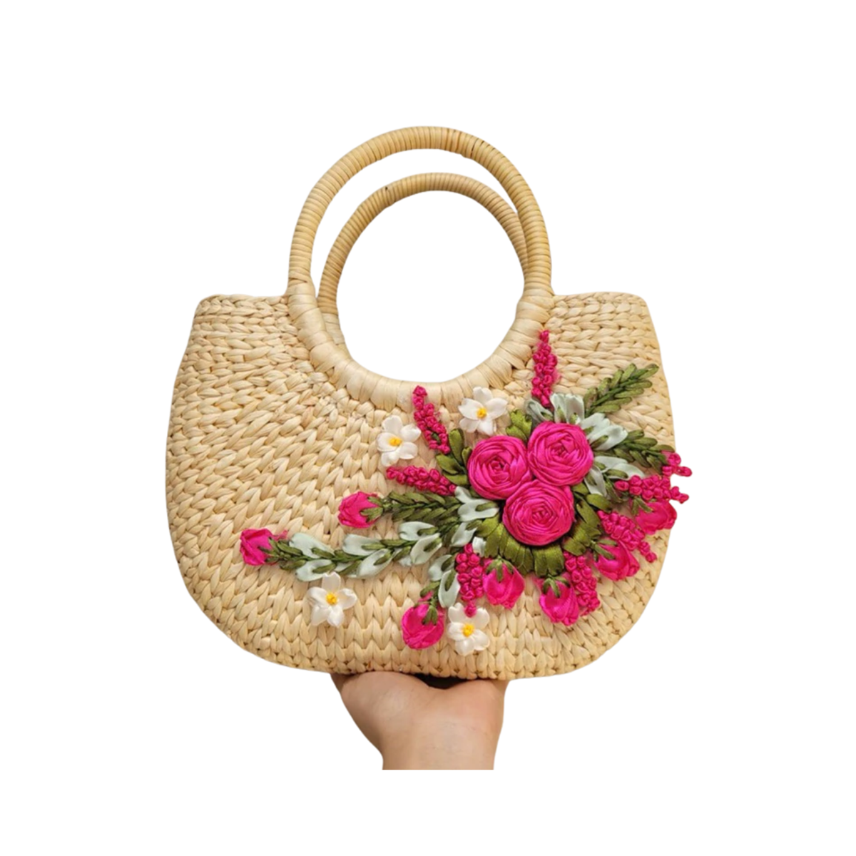 Water Hyacinth Beach Bag