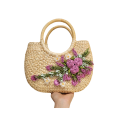 Water Hyacinth Beach Bag