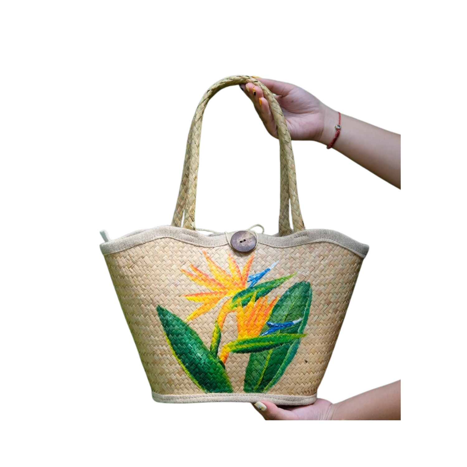 Wavy Shaped Sedge Basket 1