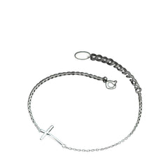 Women's Bracelet with Letter T  Handcrafted 925 Sterling Silver