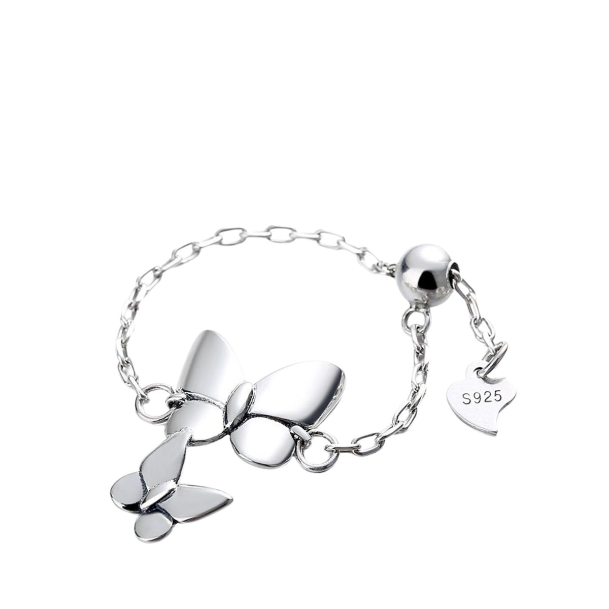 Women's Butterfly Ring Handcrafted 925 Sterling Silver