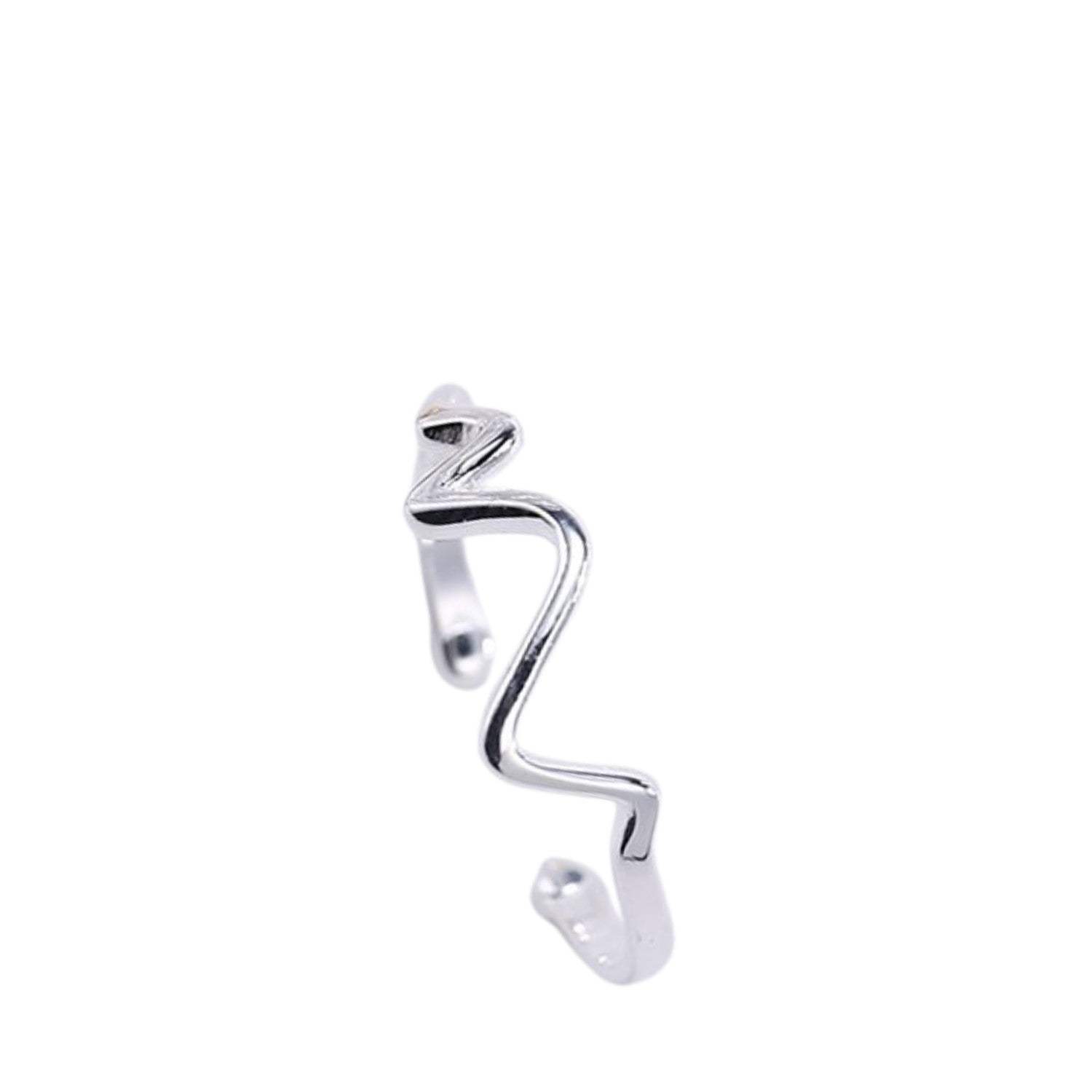 Women's Heartbeat Ring Handcrafted 925 Sterling Silver