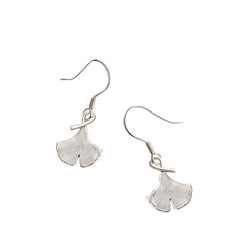 Women's Leaf-Shaped Earrings Handcrafted 925 Sterling Silver