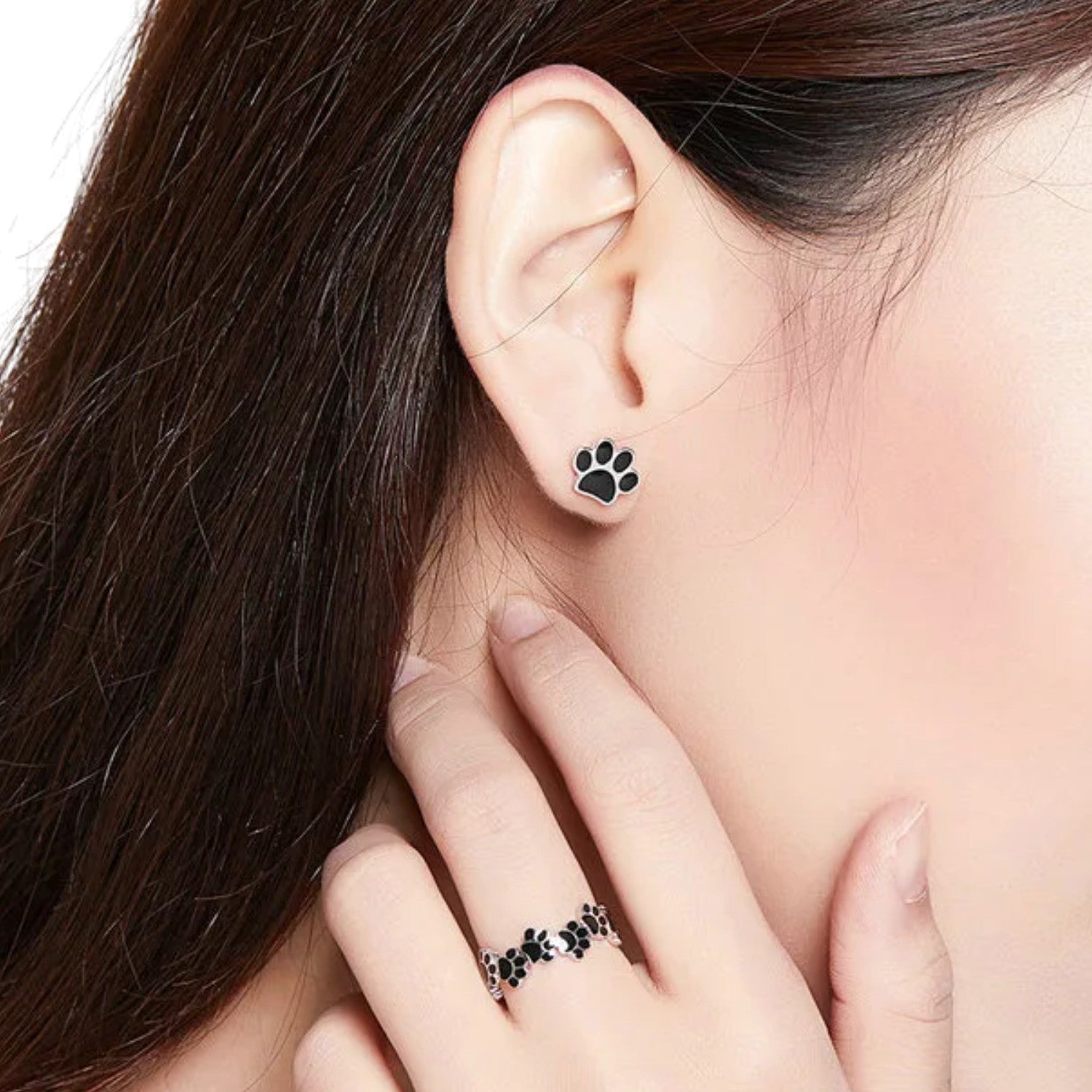 Women's Pet-Shaped Earrings Handcrafted 925 Sterling Silver