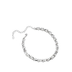 Women's Rabbit-shaped Bracelet Handcrafted 999 Fine Silver