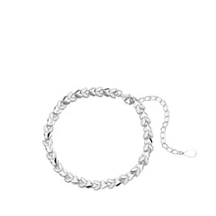 Women's Rabbit-shaped Bracelet Handcrafted 999 Fine Silver