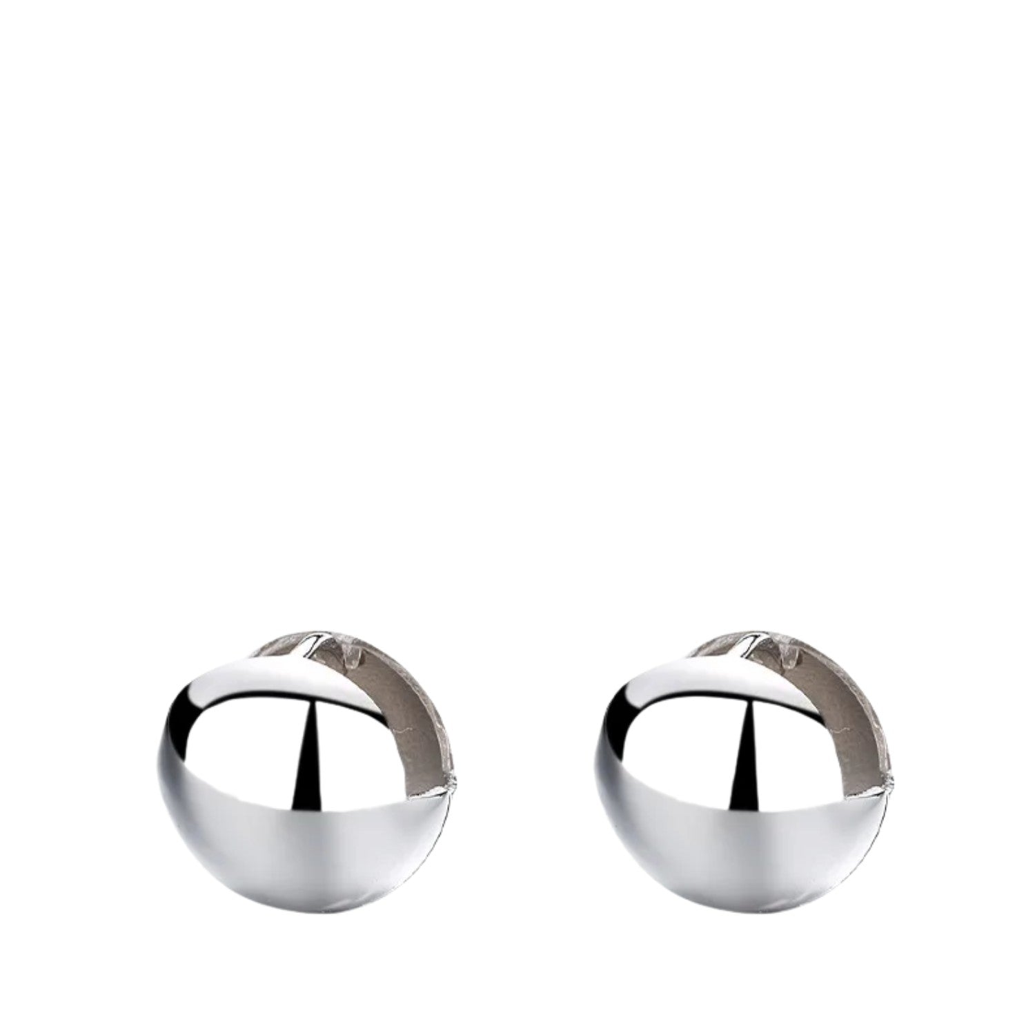 Women's Round Earrings Handcrafted 925 Sterling Silver
