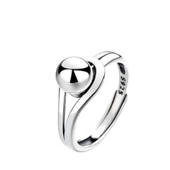 Women's Round Ring Handcrafted 925 Sterling Silver