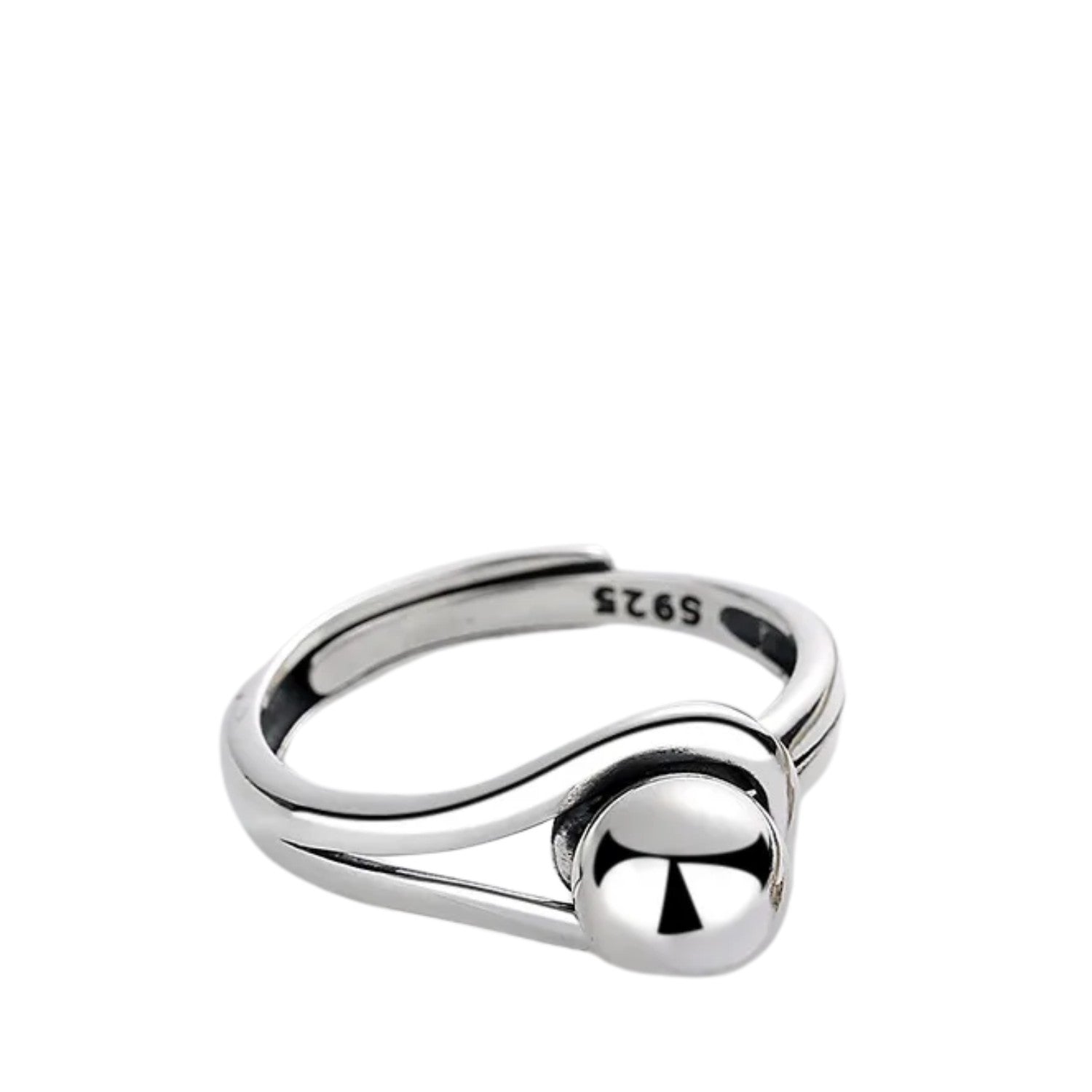 Women's Round Ring Handcrafted 925 Sterling Silver
