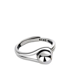 Women's Round Ring Handcrafted 925 Sterling Silver