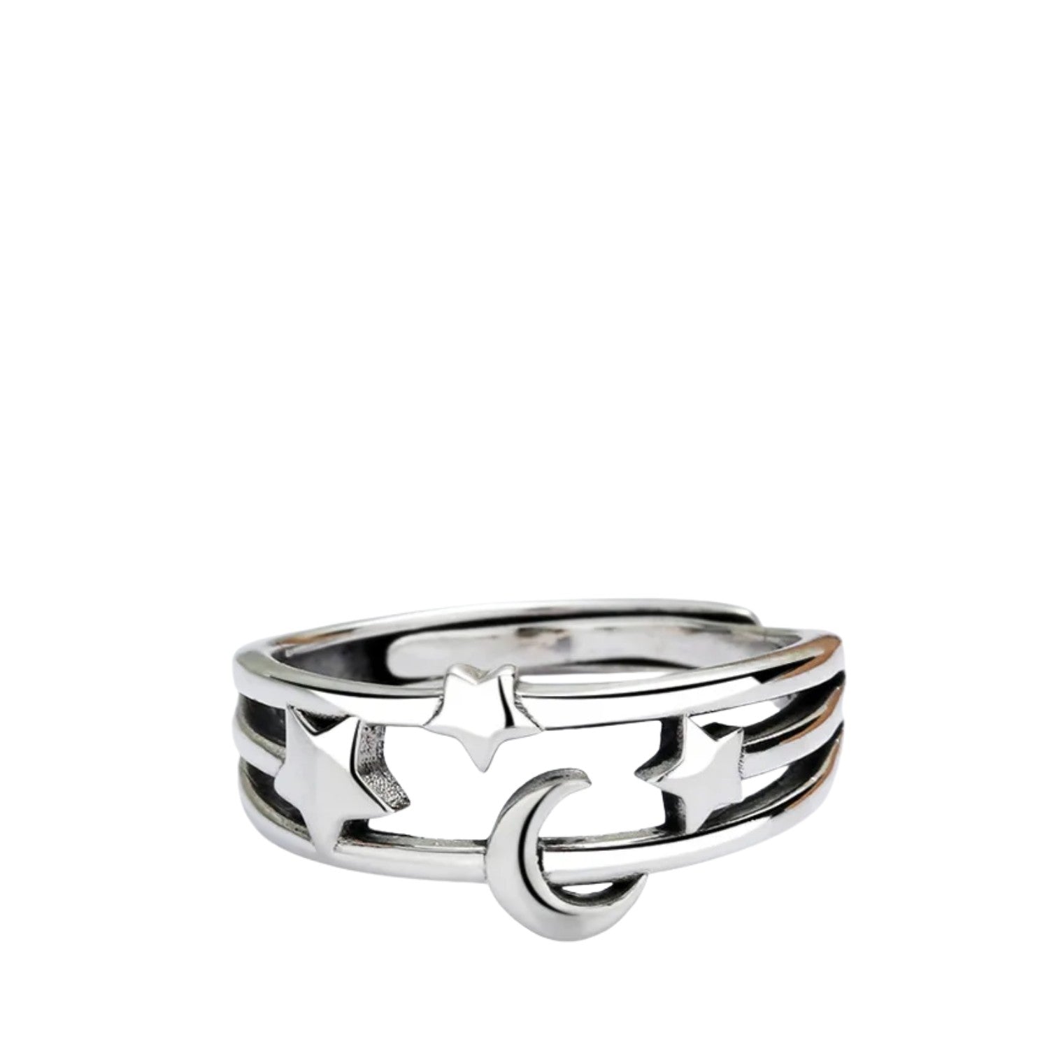 Women's Star-Shaped Ring Handcrafted 925 Sterling Silver